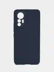 Темно-синий чехол силиконовый Xiaomi 12 Lite (Сяоми 12 Лайт), матовый