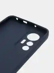 Темно-синий чехол силиконовый Xiaomi 12 Lite (Сяоми 12 Лайт), матовый