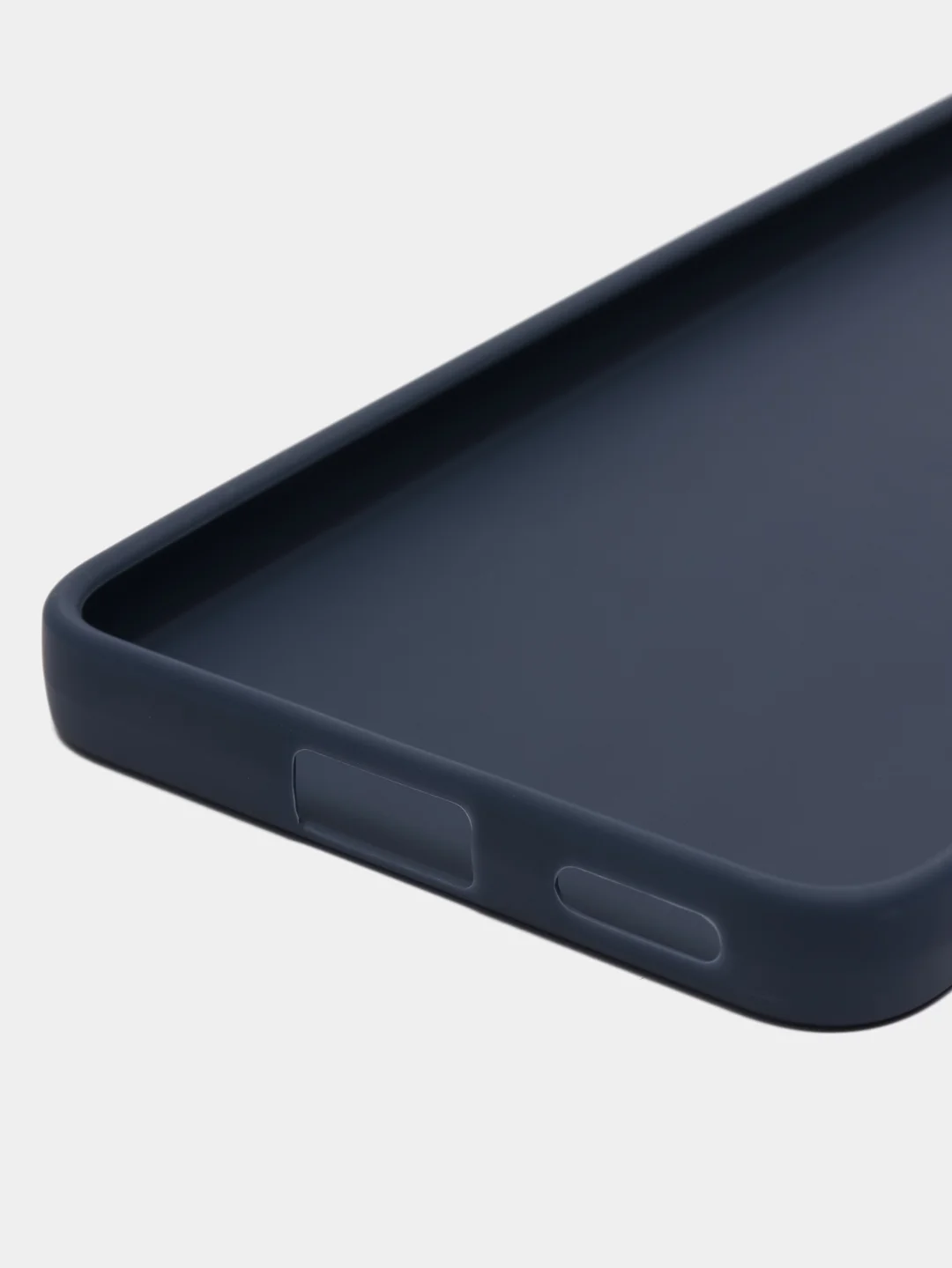 Темно-синий чехол силиконовый Xiaomi 12 Lite (Сяоми 12 Лайт), матовый