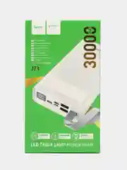 Белый внешний аккумулятор Hoco J73, 30000 mAh
