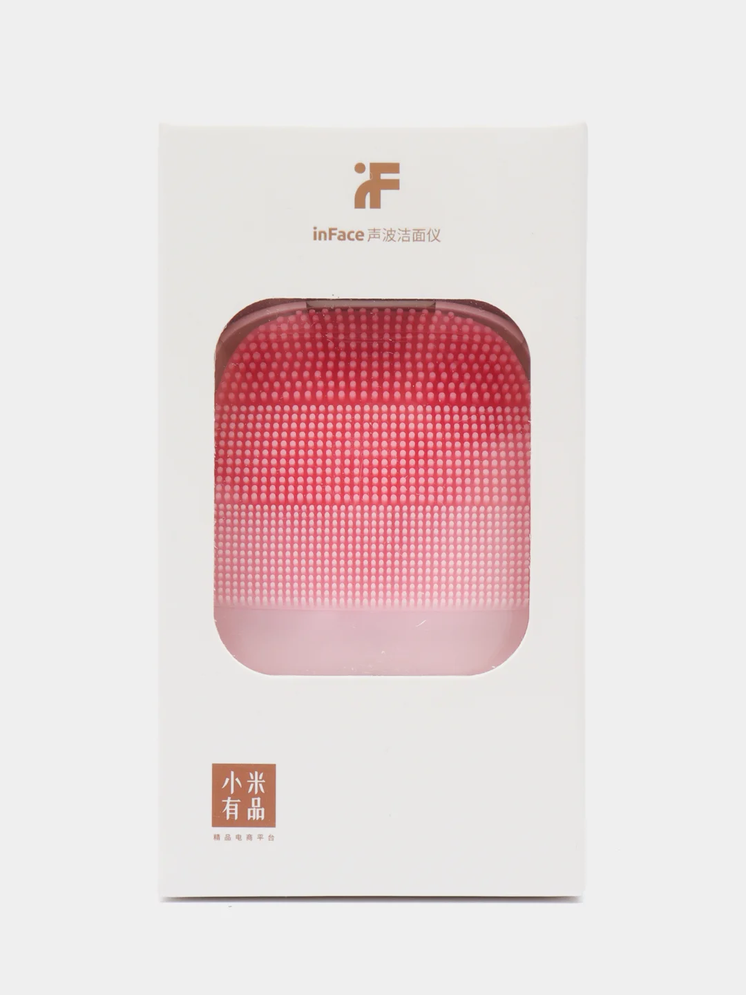 Розовый аппарат для ультразвуковой чистки лица Xiaomi inFace Sonic Clean MS2000