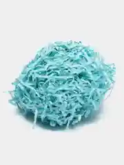 Голубой цветная бумажная стружка наполнитель для подарков подарочных пакетов и подарочных коробок