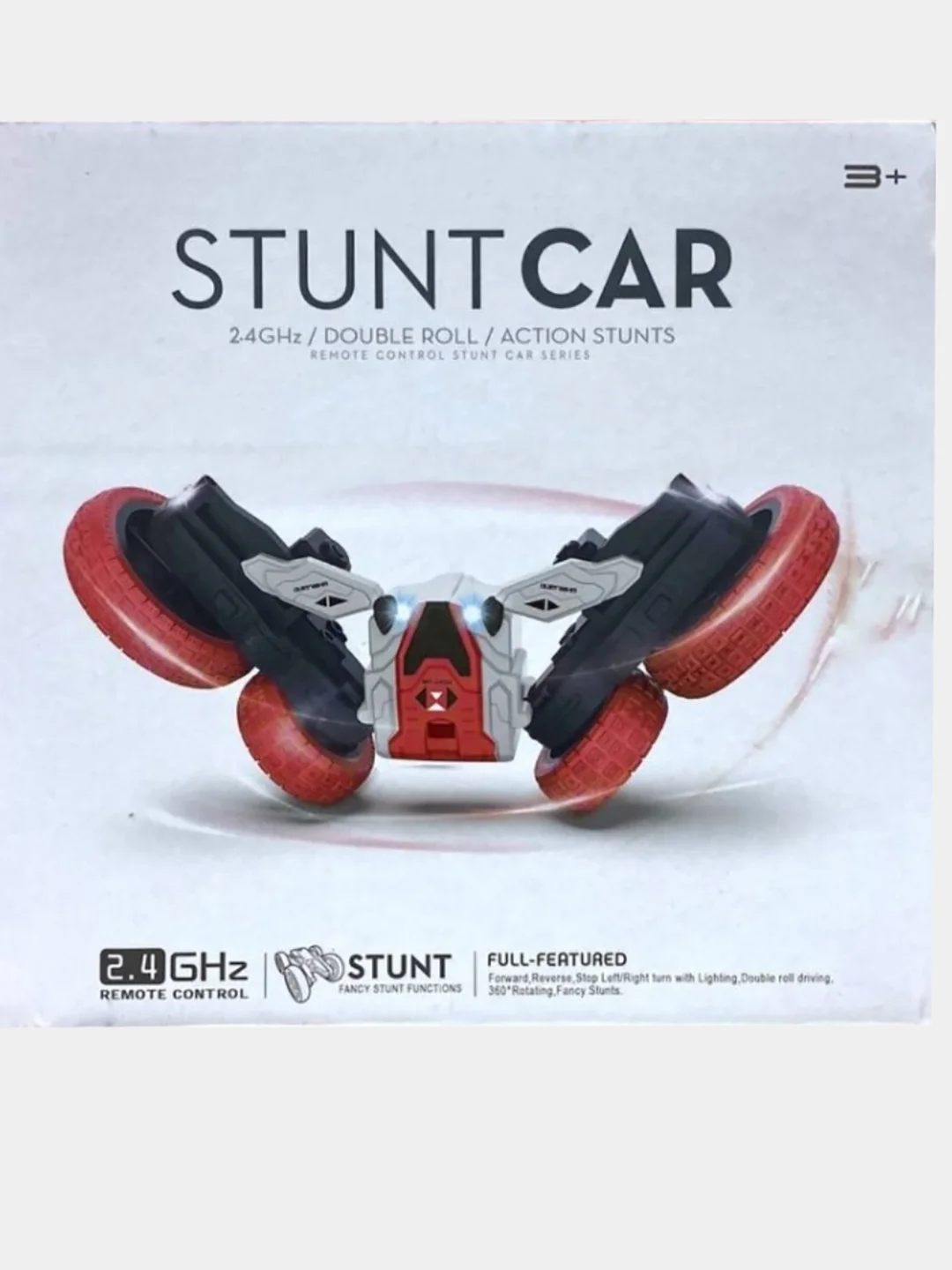 Машинка трюковая на пульте управления Stunt Car 360 на радиоуправлении