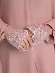 Кораллово-розовый намазное платье с потайным замком для кормящих