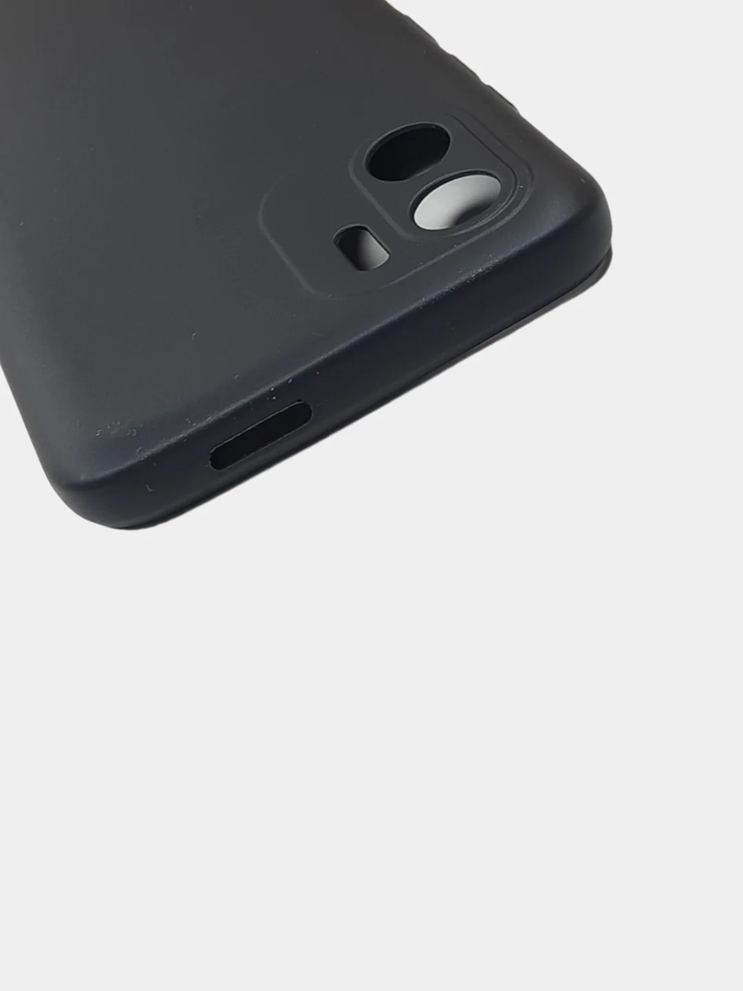 Черный чехол Xiaomi Redmi A1 (Сяоми Редми A1) силиконовый, черный