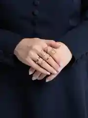 Золотой кольца набор 6 штук