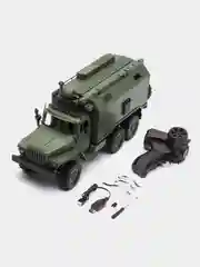 Радиоуправляемый внедорожник WPL военный грузовик Урал 4WD, 1:16 2.4G - WPLB-36