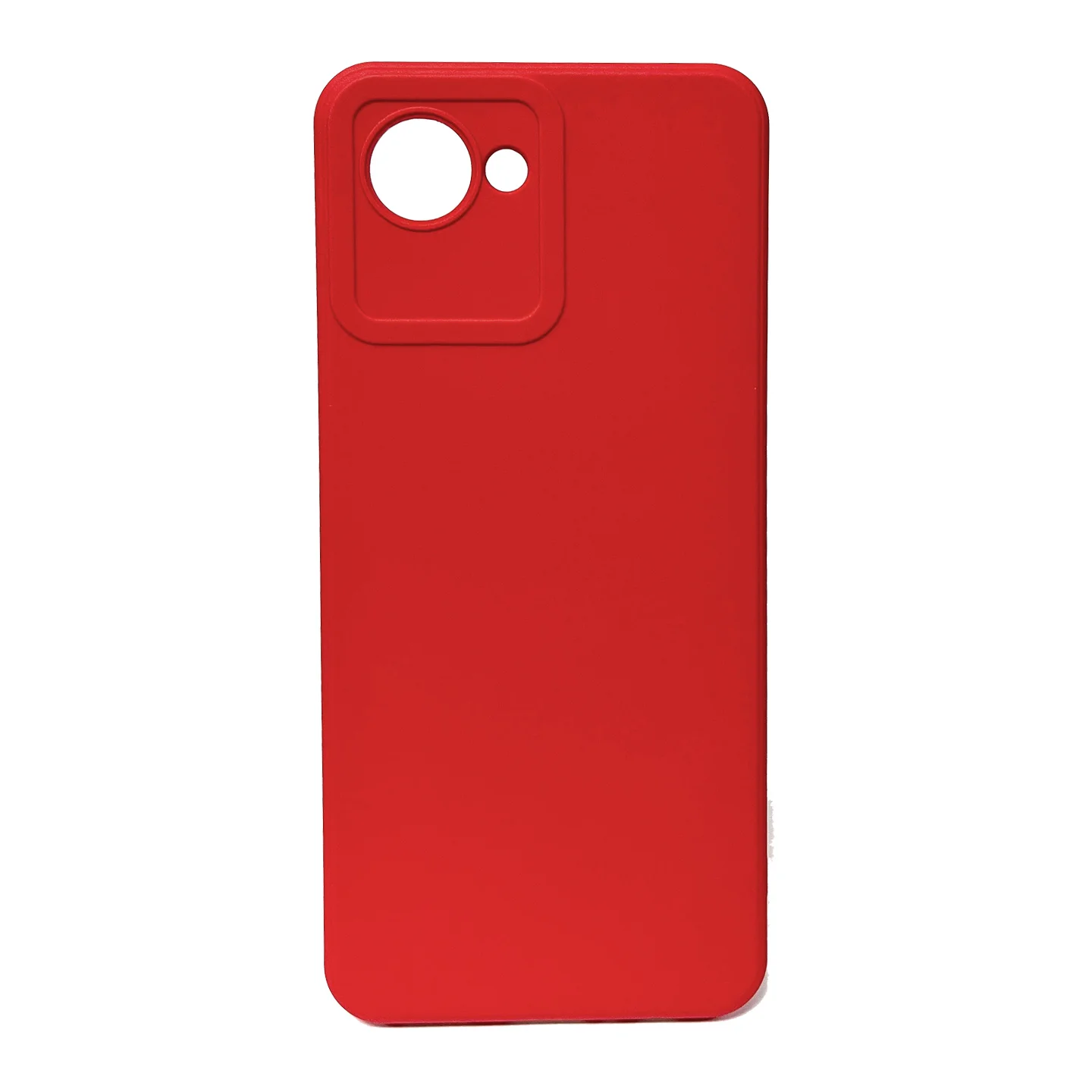 Красный чехол на Realme C31, с защитой камеры