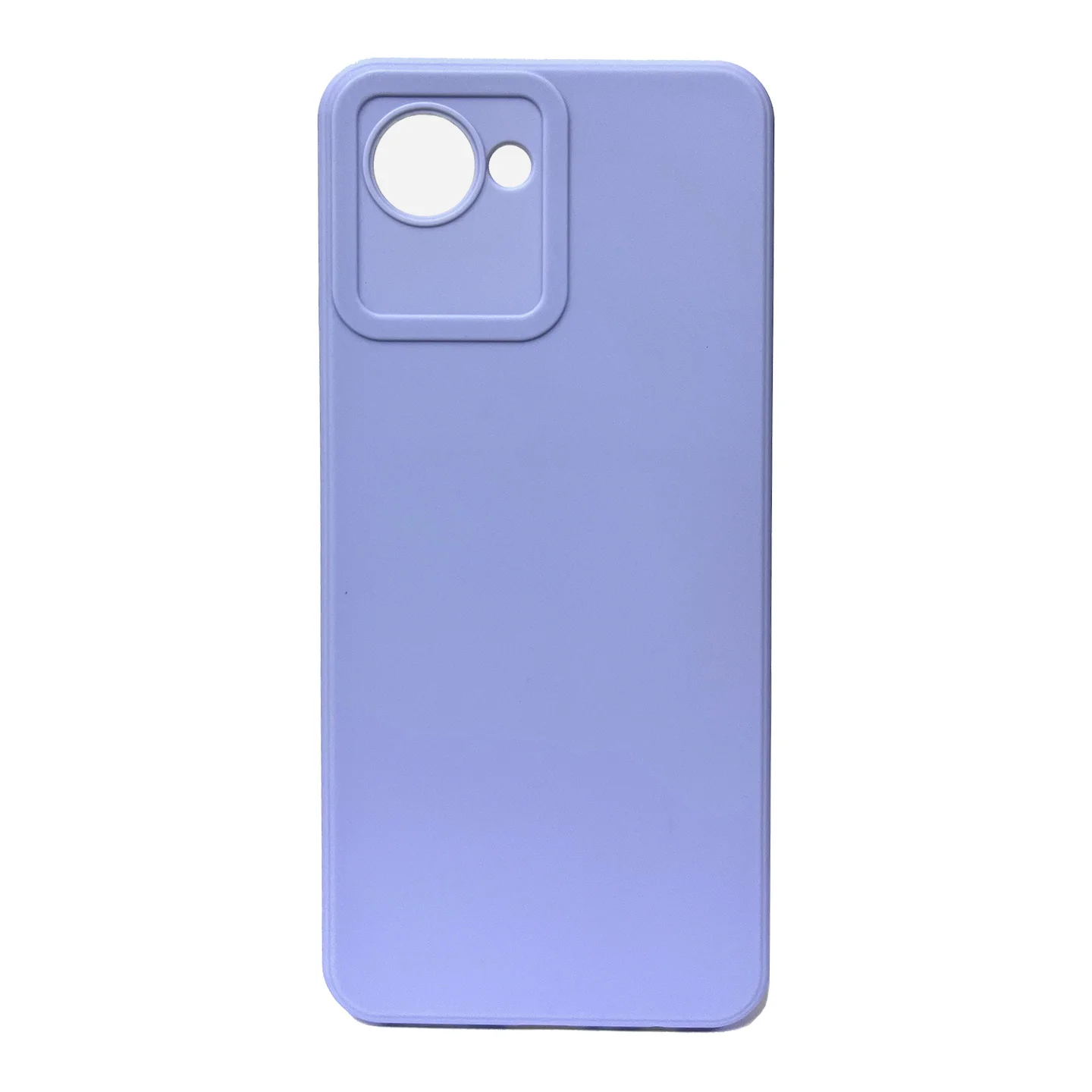 Небесно-голубой чехол на Realme C31, с защитой камеры