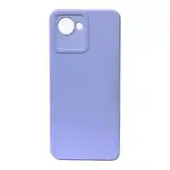 Небесно-голубой чехол на Realme C31, с защитой камеры