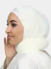 Белый вязаная балаклава/Балаклава