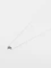 Серебряный женская цепочка с маленьким сердцем