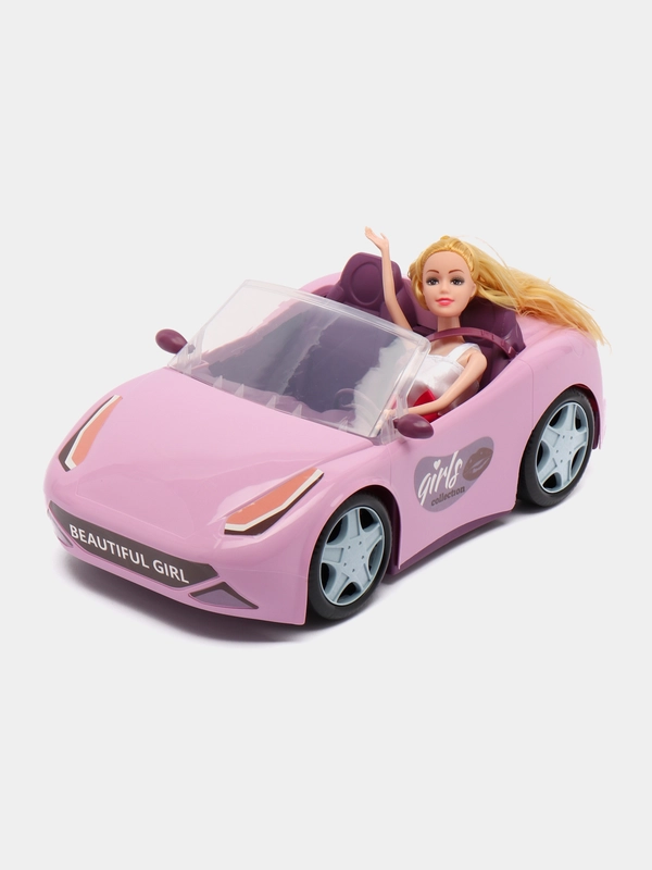 Кукла с автомобилем