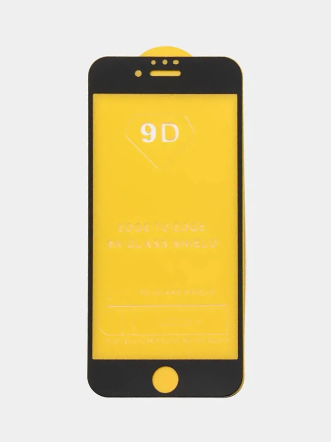 Черный iphone 6 / 6s / Айфон 7 / 8 Защитное стекло 9D