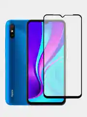 Защитное стекло для Xiaomi Redmi 9A, Redmi 9C, Redmi 10A, с черной рамкой