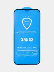 Черный защитное стекло 10D для Apple iPhone 6, 6Рlus, 7,8, 7Рlus, X, XS, ХR, 11, 12