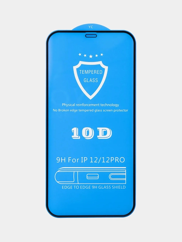 Защитное стекло 10D для Apple iPhone 6, 6Рlus, 7,8, 7Рlus, X, XS, ХR, 11, 12