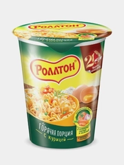 Лапша "Роллтон" б/п 70г курица (в стаканчике) 2шт
