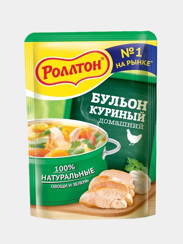 Бульон "Роллтон" куриный домашний 90 г 2шт