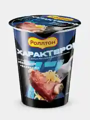 Лапша "Роллтон" б/п 70г со вкусом ребрышек Барбекю (в стаканчике) 2шт