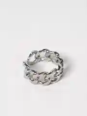Серебряный кольцо металлическое