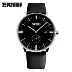 Черный мужские наручные часы Skmei 9083 в подарочной упаковке
