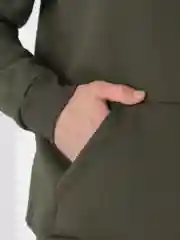 Хаки толстовка с капюшоном, унисекс
