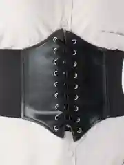 Черный корсет женский, на шнуровке, эластичный