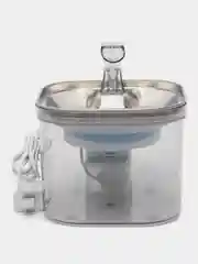 Поилка автоматическая для кошек и собак, квадратная, прозрачная