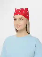 Красный бандана унисекс, с классическим принтом