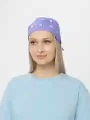 Лавандовый бандана унисекс, с классическим принтом