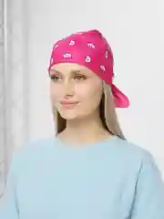 Фуксия бандана унисекс, с классическим принтом