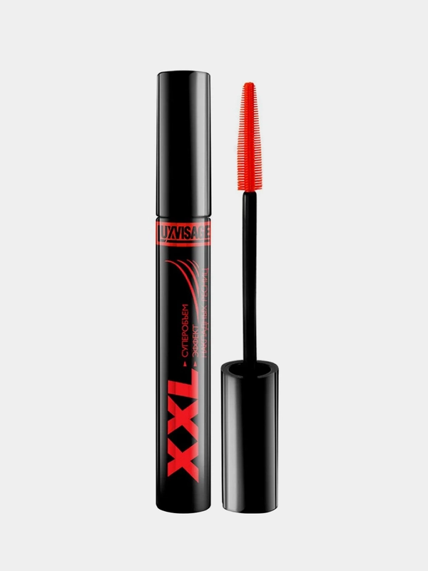 Тушь для ресниц XXL Суперобъём-Эффект накладных ресниц LUXVISAGE, 9 г