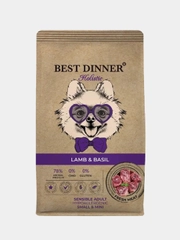 Корм сухой для собак мелких пород Бест Диннер Dog Adult Holistic Sensible, ягненок, 10 кг