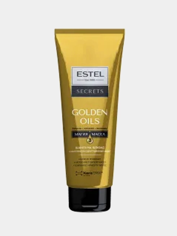 Шампунь-флюид c комплексом драгоценных масел "GOLDEN OILS" ESTEL SECRETS, 250 мл