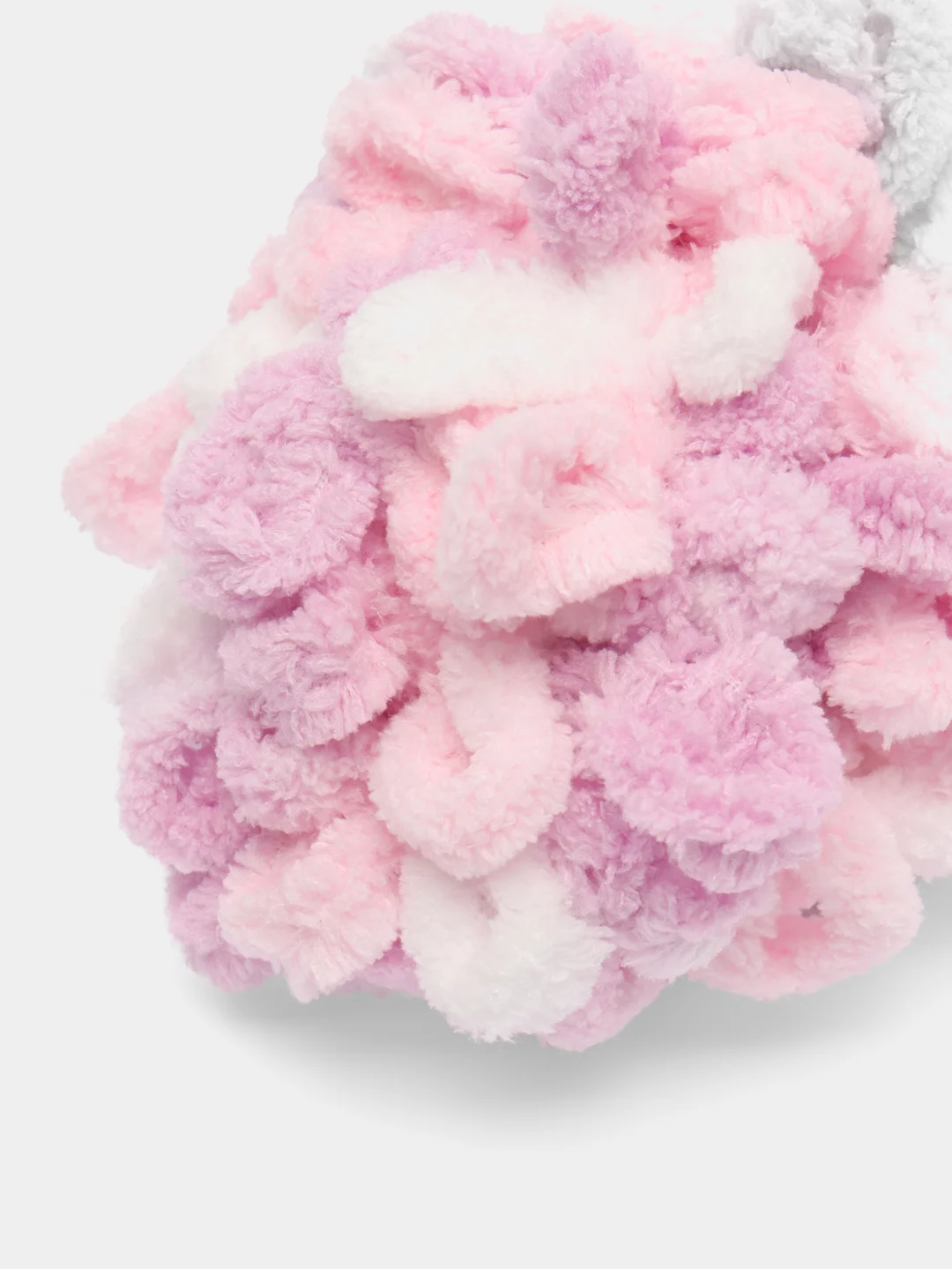 Сиреневый пряжа Alize Puffy Color, петельки, 5 штук, микрополиэстер