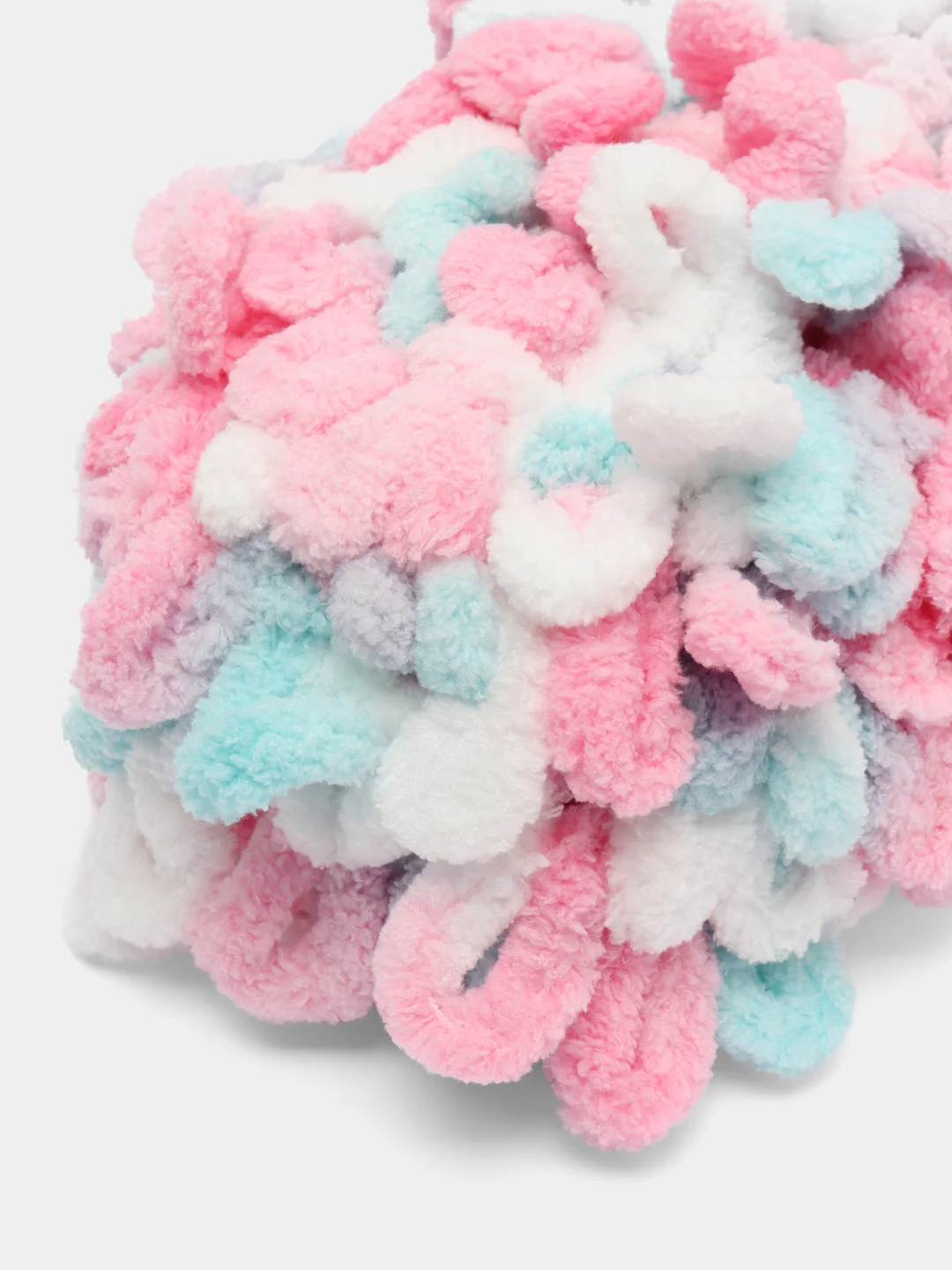 Ледяной пряжа Alize Puffy Color, петельки, 5 штук, микрополиэстер