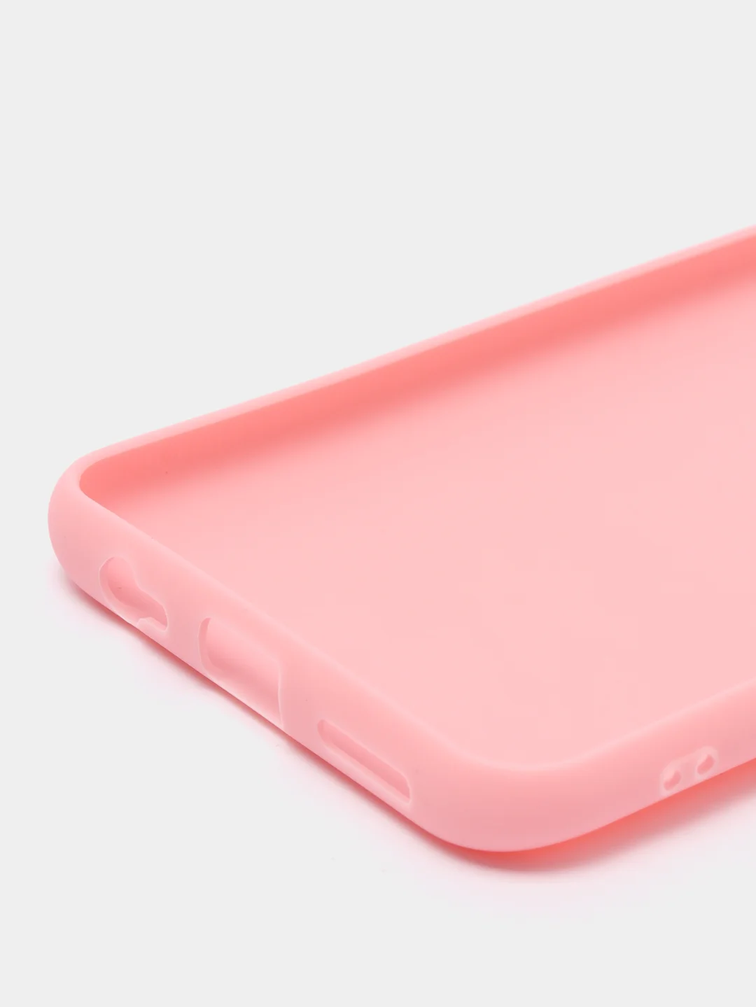Розовый чехол для Xiaomi Redmi Note 9, Сяоми Редми Нот 9 силиконовый, цветной матовый