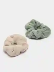 Зеленый скребок гуаша + 2 резинки
