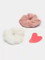 Алый скребок гуаша + 2 резинки