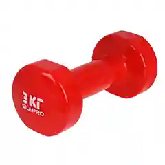 SILAPRO гантель с виниловым покрытием, 3 кг +-100 гр, металл