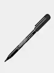 Маркер перманентный с круглым наконечником, черный, Centropen, 2 мм