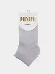 Серый женские носки MiNiMi Cotone 1201, укороченные, всесезонные
