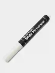 Маркер перманентный с круглым наконечником, белый, Centropen, 2,5 мм