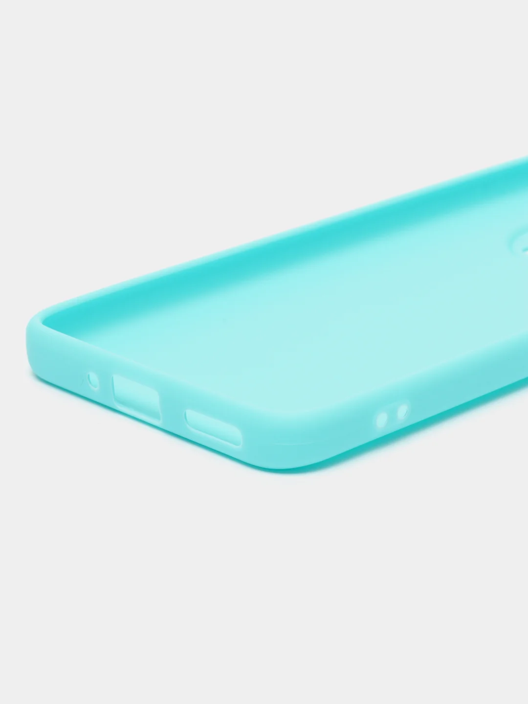Бирюзовый чехол для Huawei Nova Y90 (Хуавей Нова У90) силиконовый, цветной, матовый