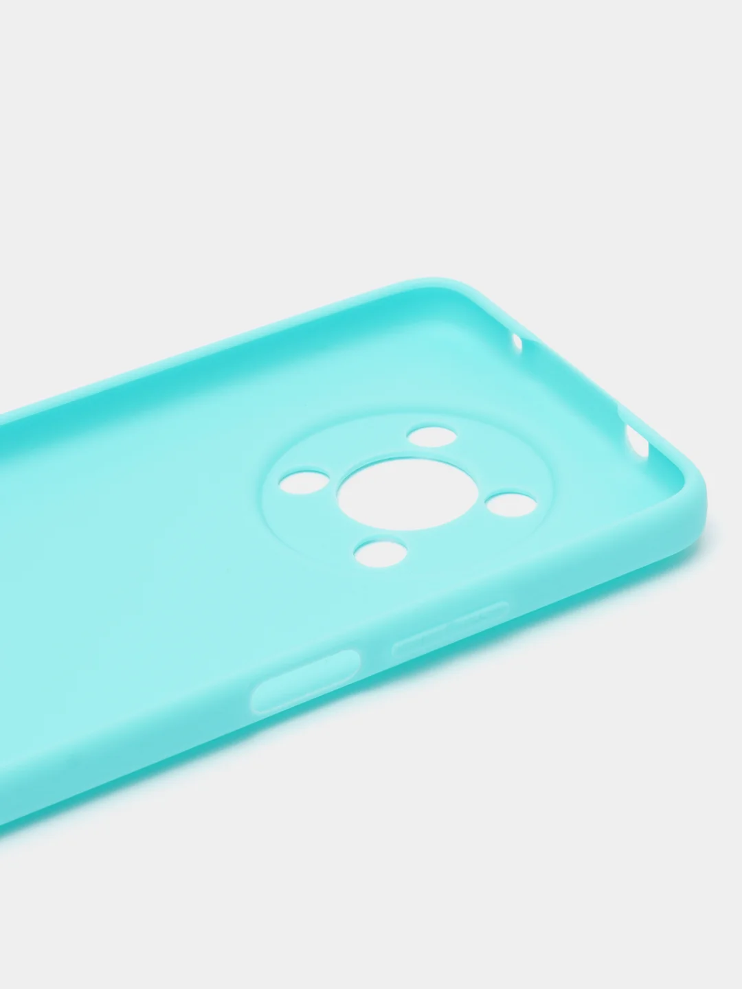 Бирюзовый чехол для Huawei Nova Y90 (Хуавей Нова У90) силиконовый, цветной, матовый