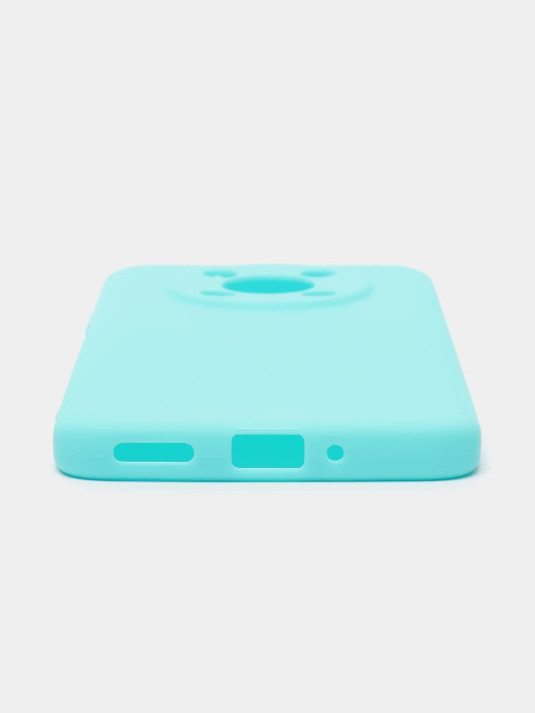 Бирюзовый чехол для Huawei Nova Y90 (Хуавей Нова У90) силиконовый, цветной, матовый