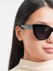 Угольный женские солнцезащитные очки "Кошачий глаз" MIRSEE