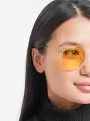 Желтый цветные очки круглые MIRSEE
