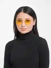 Желтый цветные очки круглые MIRSEE